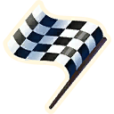 Checkered Flag Emoji icon