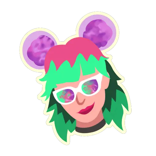 Glowy Zoey Emoticon icon