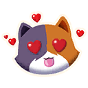 Happy Cat Emoji icon