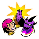 High Three Emoji icon