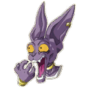 Shocked Beerus Emoticon icon