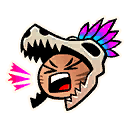 Skully Shout Emoji icon