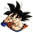 Smiling Goku Emoticon icon
